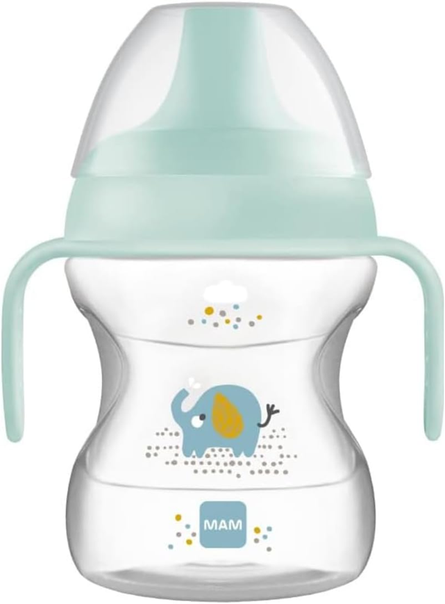 MAM Learn To Drink Cup Trinklernbecher mit Mundstück 190 ml 6 m+