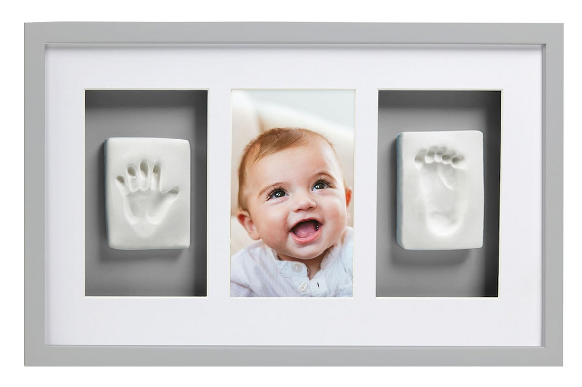 PEARHEAD Deluxe photo frame and handprint & footprint kit