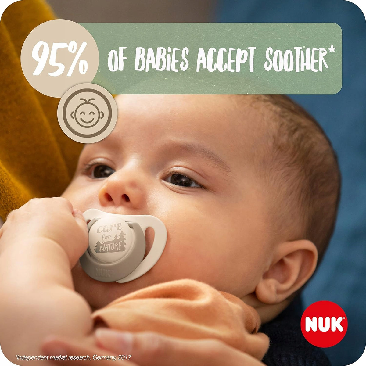 NUK for Nature sada 2 x láhev + dudlík kontrola teploty