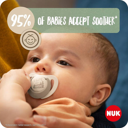 NUK for Nature sada 2 x láhev + dudlík kontrola teploty