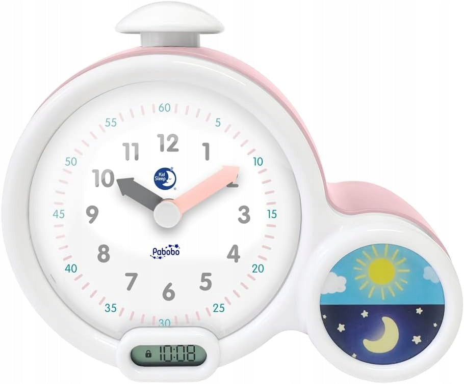 PABOBO Kid'Sleep BUDZIK EDUKACYJNY różowy – zdjęcie produktu 2