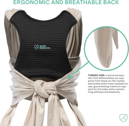 KOALA BABYCARE elastische draagdoek voor baby's tot 15kg