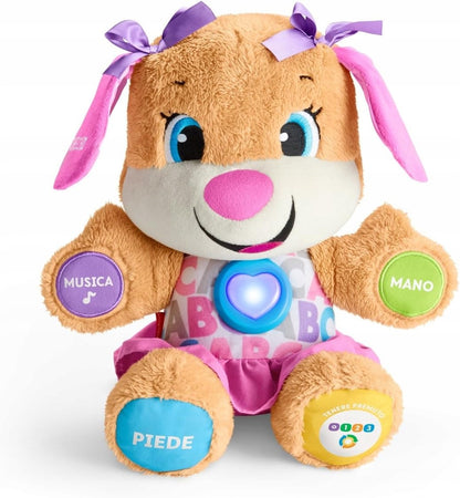 FISHER-PRICE FPP54 sestřička štěňátka učícího se, italský jazyk