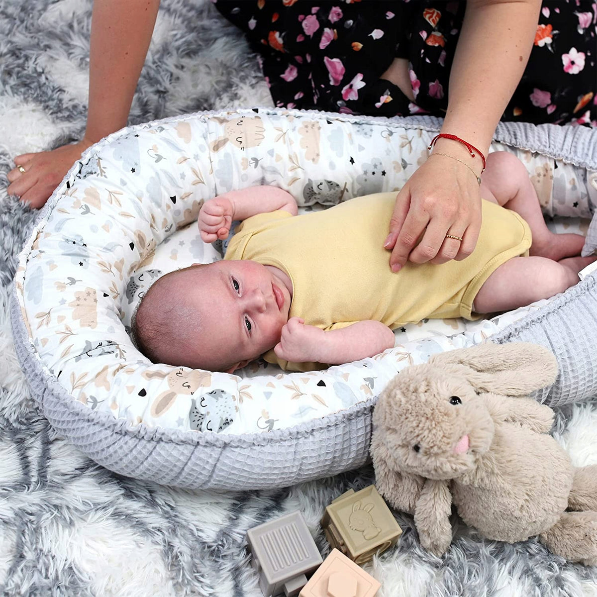 TOTSY BABY kokon niemowlęcy gniazdo 90 x 50 – zdjęcie produktu 6