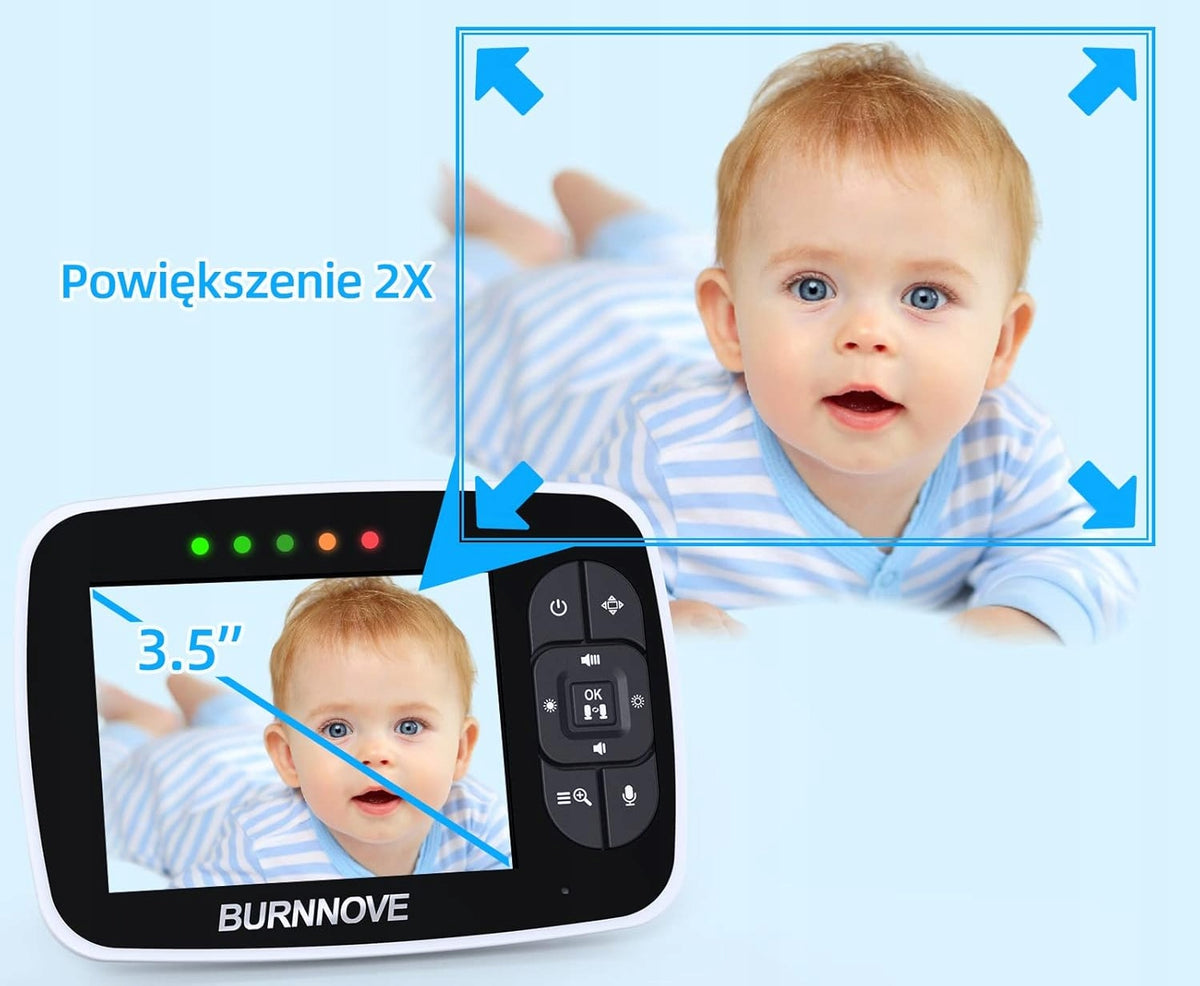 BURNNOVE SM35PTZ zdalnie sterowana niania elektroniczna