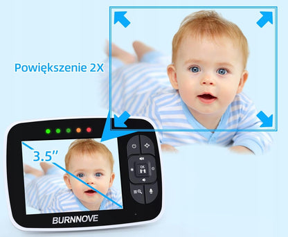 BURNNOVE SM35PTZ zdalnie sterowana niania elektroniczna