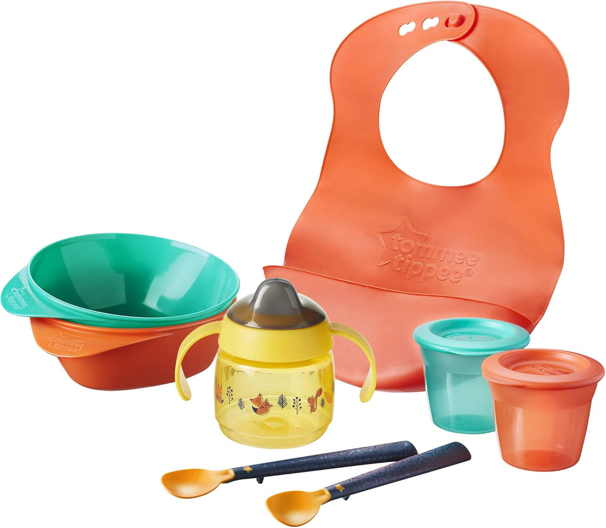 TOMMEE TIPPEE set van servies en accessoires 8-delig.
