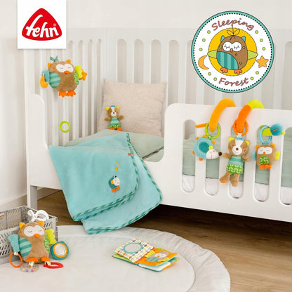 FEHN Śpiący Las zawieszka z grzechotką i chwytakiem do wózka, fotelika – zdjęcie produktu 6