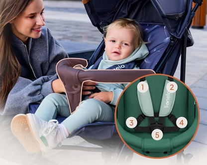 LIONELO Elia stroller with reclining function