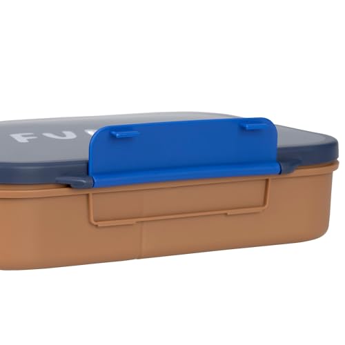 LÄSSIG Little Gang Smile lunchbox portapranzo con scomparti bento