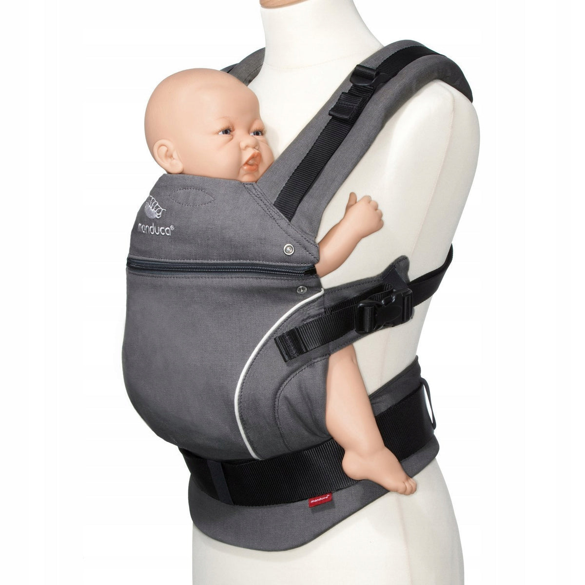 MANDUCA First ergonomický nosič na pracky z organickej bavlny