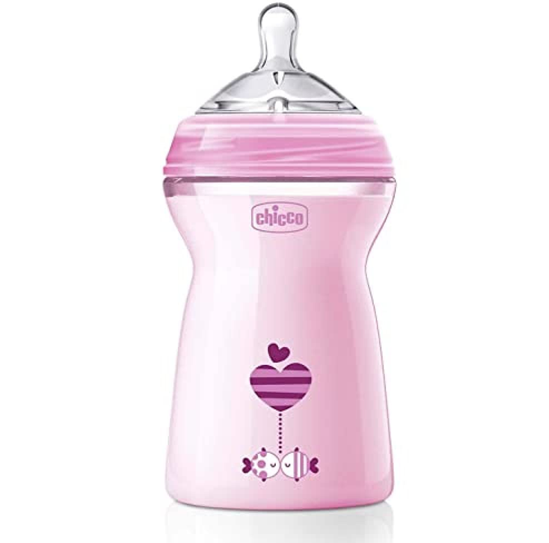 CHICCO NaturalFeeling láhev 330 ml 6 m+ rychlý průtok