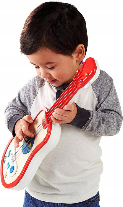HAPE Baby Einstein ukulele 43 cm legno, plastica