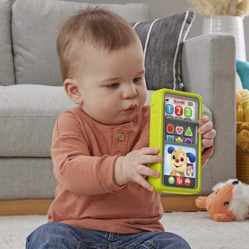 FISHER-PRICE Teléfono Inteligente Interactivo 75 canciones, frases y sonidos en alemán