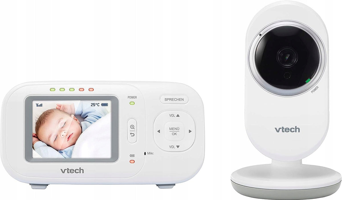 VTECH VM320 niania elektroniczna 2,4" cyfrowa niania z kamerą, monitor LCD i dwukierunkowa komunikacja