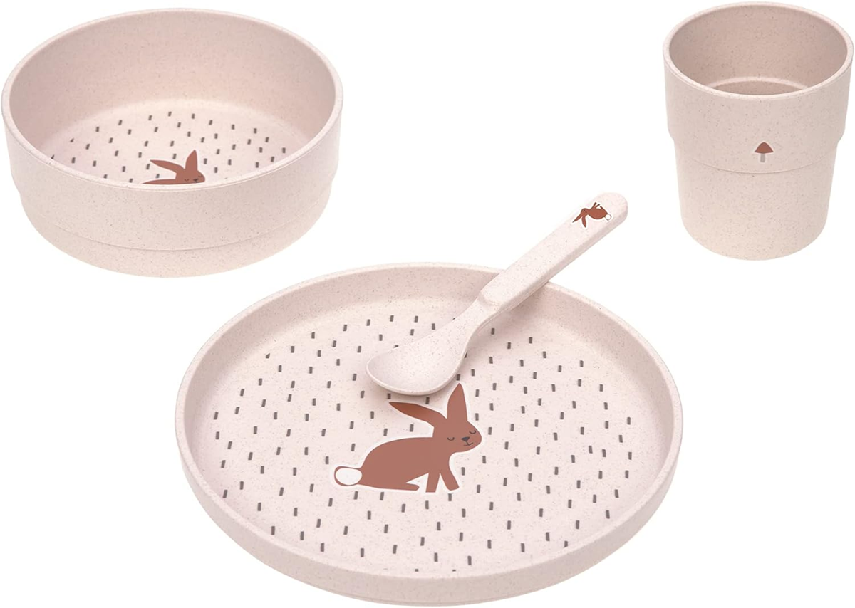 LASSIG servies set zonder melamine Little Forest Rabbit