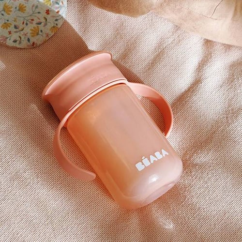 Béaba bicchiere training 360 pink 340 ml 12m+