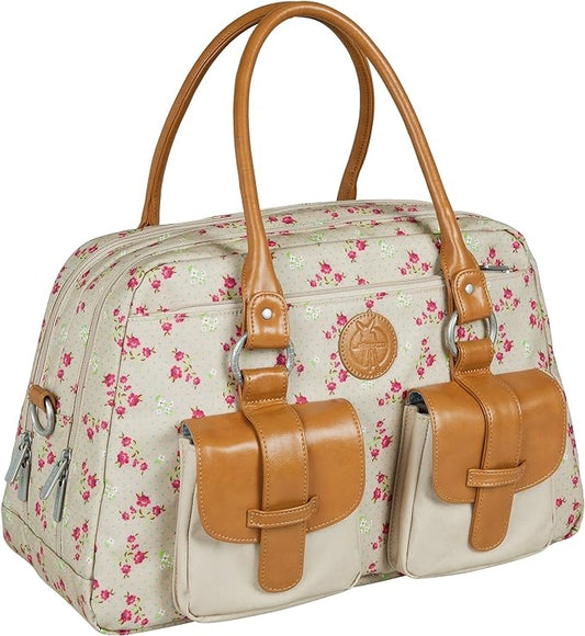 LÄSSIG Vintage Metro Bag Wickeltasche + Zubehör