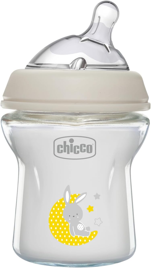 CHICCO NaturalFeeling BOUTEILLE en verre 150 ml 0+ débit lent