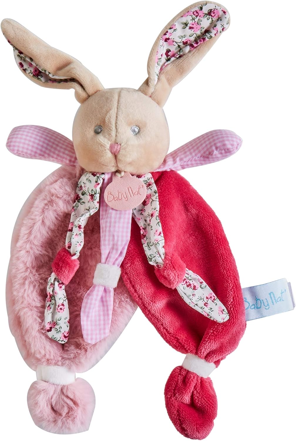 Baby Nat Poupi przytulanka różowy króliczek
