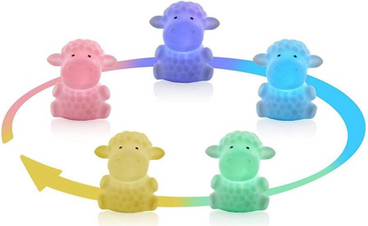 MINILAND Night Sheep lampada notturna LED 5 colori 12,5 cm
