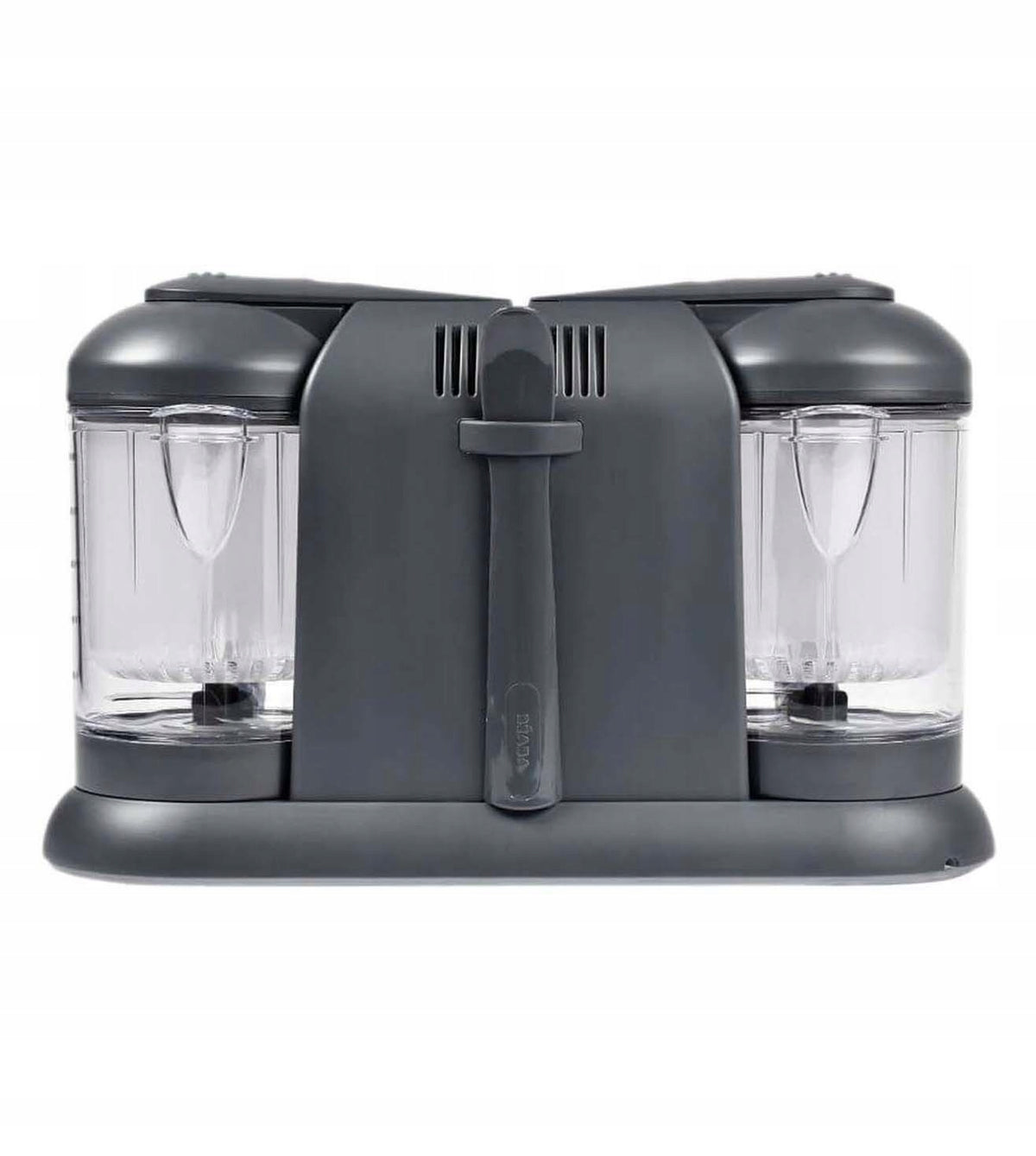 BEABA Babycook Duo ROBOT KUCHENNY 4w1 2200 ml, ciemnoszary robot kuchenny z dwoma pojemnikami