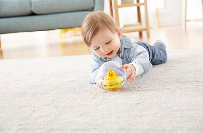 FISHER-PRICE DVH21 kugle med and til krybning 10 cm