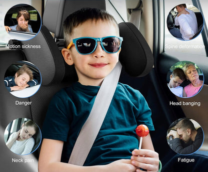 reposacabezas de coche con barra telescópica ajustable