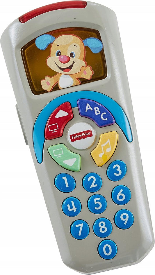 FISHER-PRICE DLD32 pilot interaktywny JĘZYK NIEMIECKI, szary, podświetlany ekran, 35 piosenek i melodii