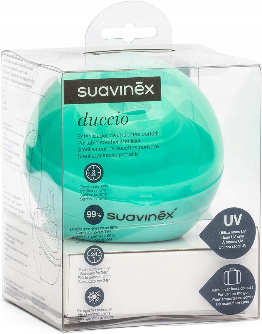 SUAVINEX Duccio UV-Schnullersterilisator 9 cm
