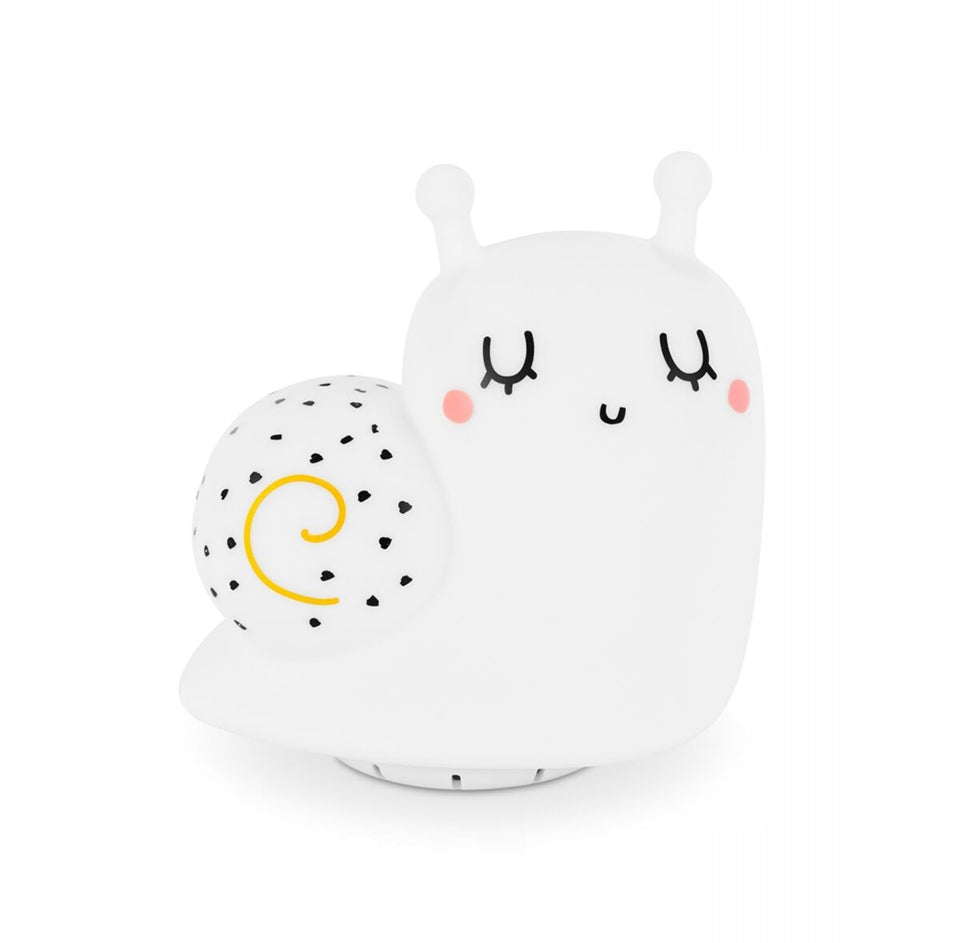 MINILAND Cosy Dreamernight light snailage 0 +colour whitewidth 8.7 cm, length 12.3 cm, height 12.3