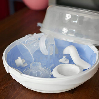 PHILIPS AVENT sterylizator mikrofalowy SCF281/02, biały, do sterylizacji butelek i akcesoriów dla niemowląt