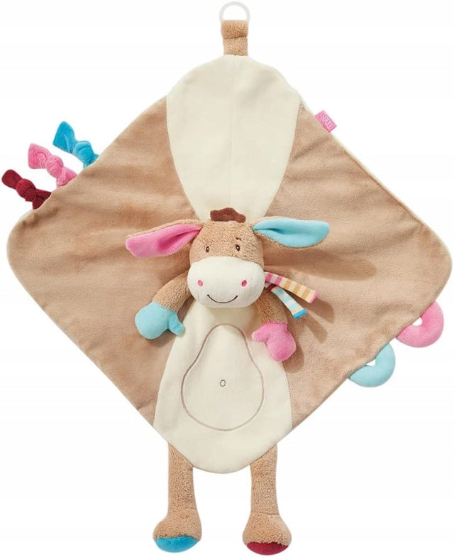 FEHN manta de apego de peluche 30 cm BURRO