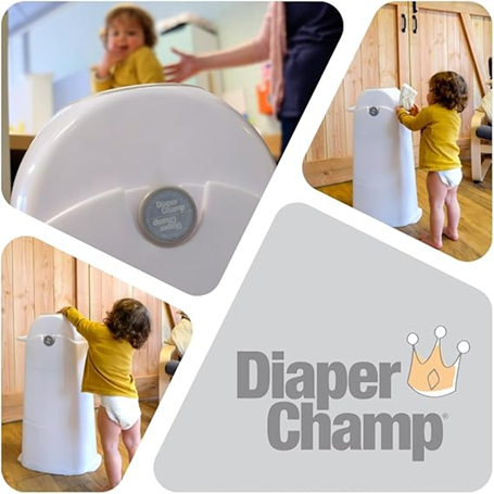 DIAPER CHAMP cubo para pañales y bolsas de basura +/-50 pañales