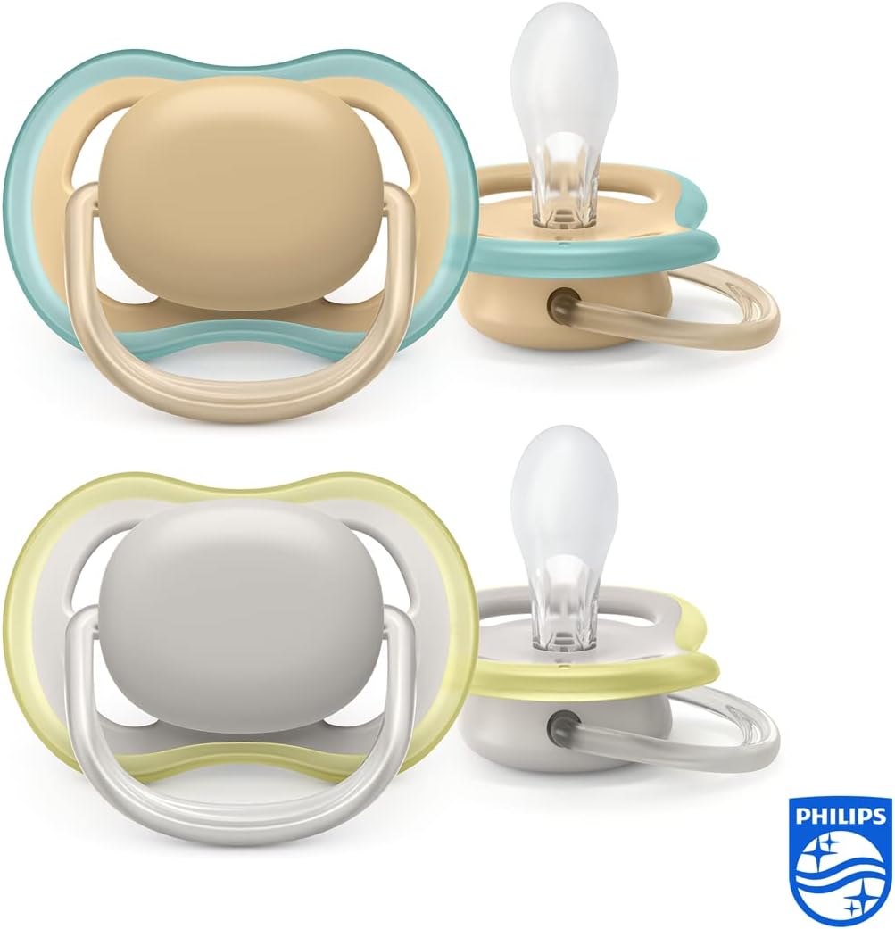 Philips Avent Ultra Air succhietto calmante in silicone x2 0-6m