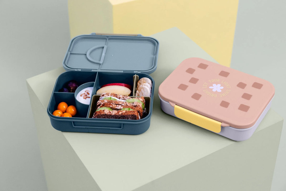 Portapranzo Bento Lässig Pattern Party Blue Green