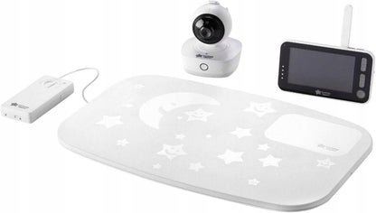 TOMMEE TIPPEE cyfrowa niania elektroniczna 4,3" + czujnik ruchu z kamerą, monitorem i podkładką