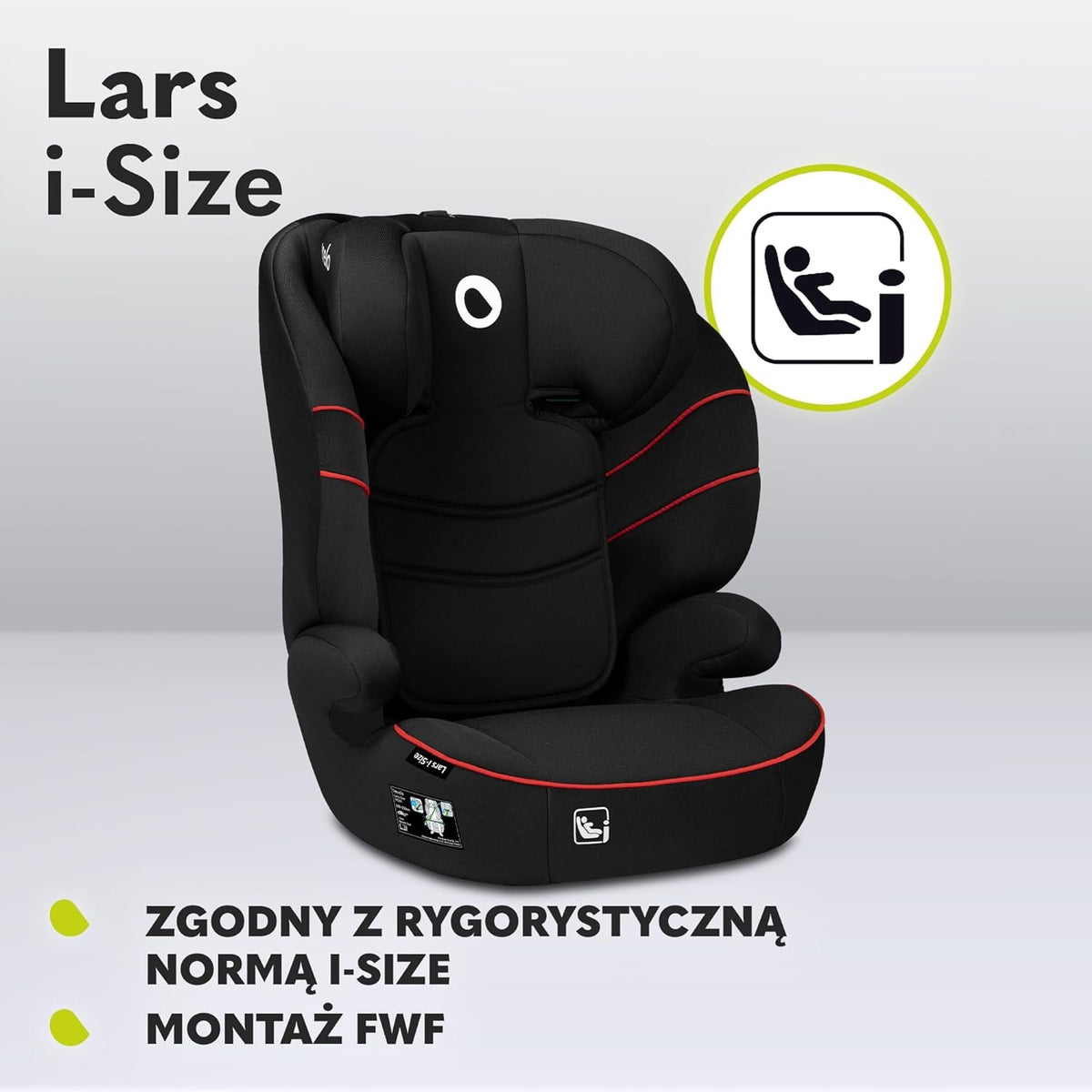 LIONELO Lars i-Size seggiolino auto gruppo 2 e 3