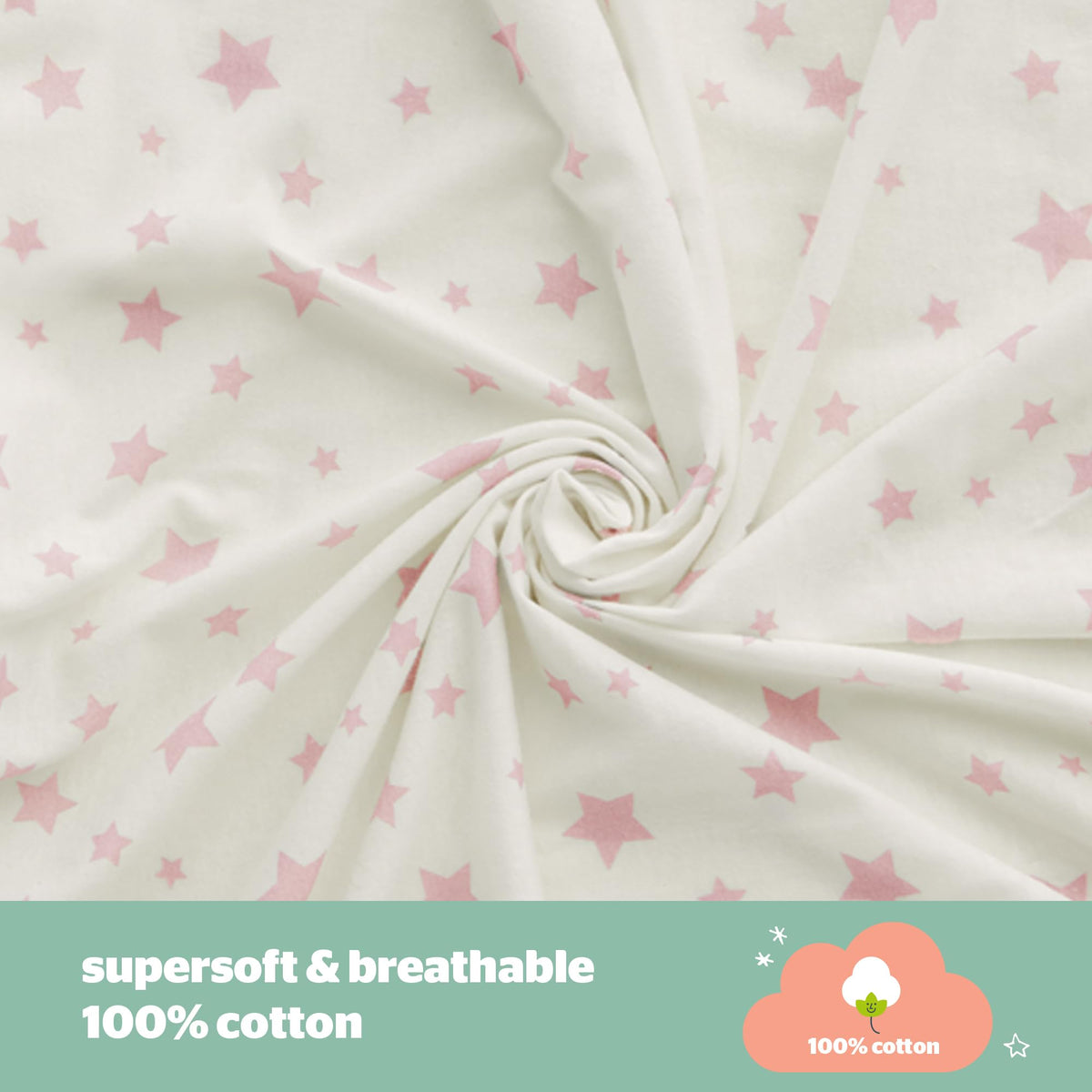 Set de lenjerie de pat ITALBABY, 3 piese, 60x130 / 40x60 / 115x173