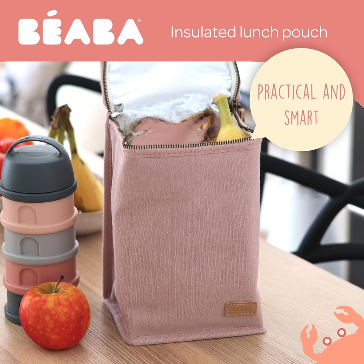 BEABA torba izotermiczna na butelki i żywność 15 x 22 cm – zdjęcie produktu 4