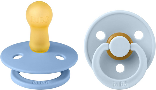 BIBS COLOUR smoczki uspokajające 2pack kauczuk 6msc+