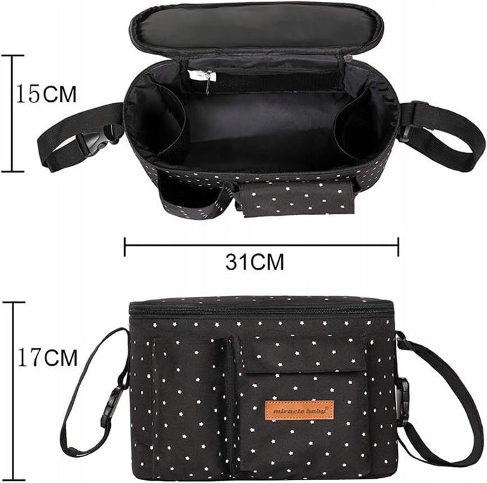 MIRACLE BABY organizer per passeggino con manici
