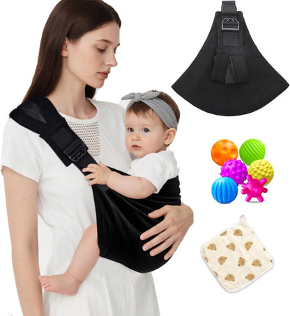 Verstellbare Babytrage 3–36 Mon. schwarz