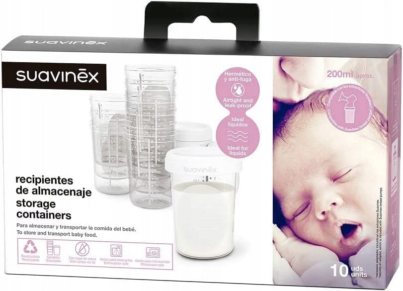 SUAVINEX récipients de stockage 10 x 200ml