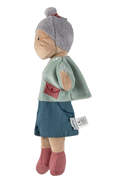 Sterntaler Oma marionetta da dito Nonna con occhiali e collana