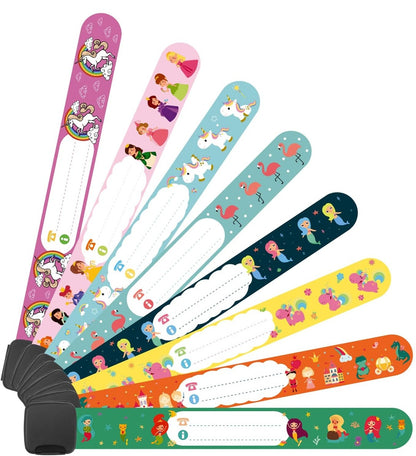 VICLOON waterdichte SOS-armbanden voor kinderen 8 stuks + stift