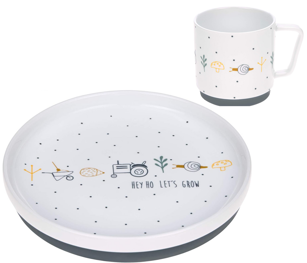 LASSIG Garden Explorer set de veselă din porțelan 2 piese.