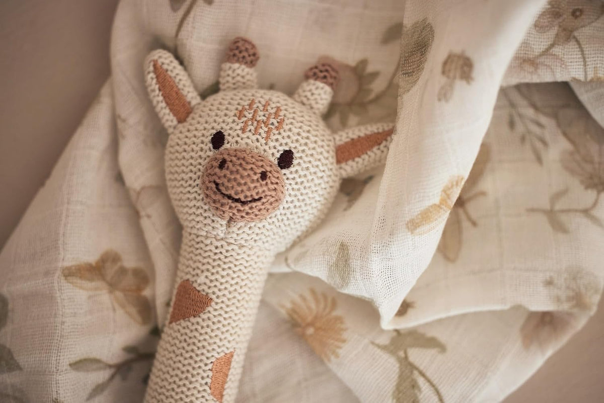 JOLLEIN baby rattle 20cm giraffe
