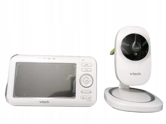 VTECH LM808-1W niania elektroniczna 5" LCD, biały zestaw z monitorem i kamerą, cyfrowa transmisja wideo i audio