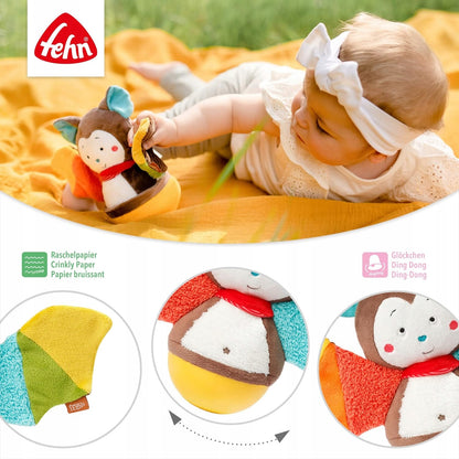 FEHN Nietoperz wańka WSTAŃKA 20cm grzechotka – zdjęcie produktu 4